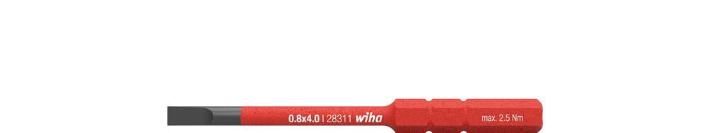 Cuchilla intercambiable WIHA SlimBit eléctrica ranurada 5,5 x 75 mm ( 4000793018 )