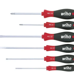 Juego de destornilladores WIHA 302 ZK6 SO 6 piezas ranurado / PZD ( 4000827703 )