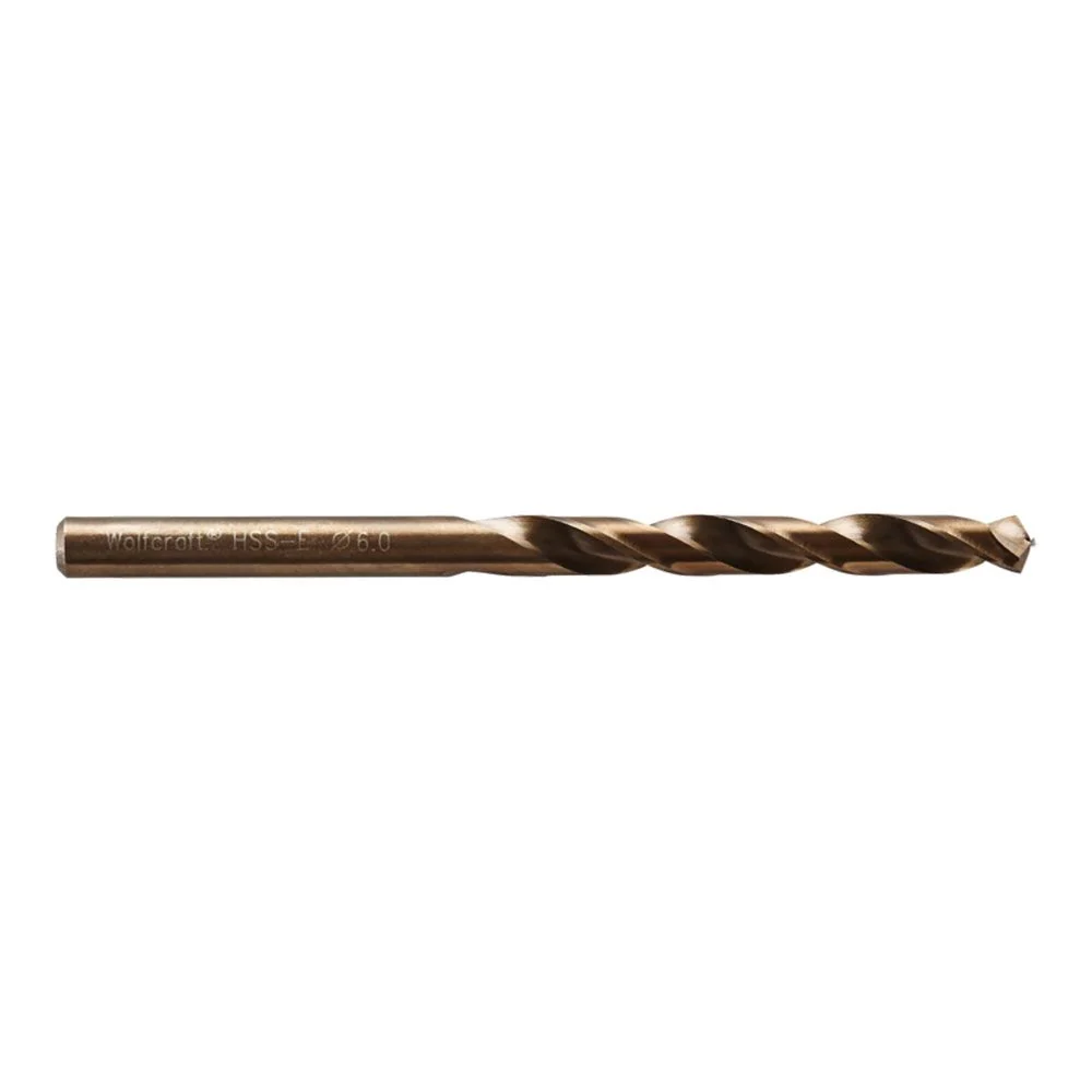 BROCA PARA METAL HSS COBALTO RECTIFICADA, Ø6,00 x 93 mm WOLFCRAFT