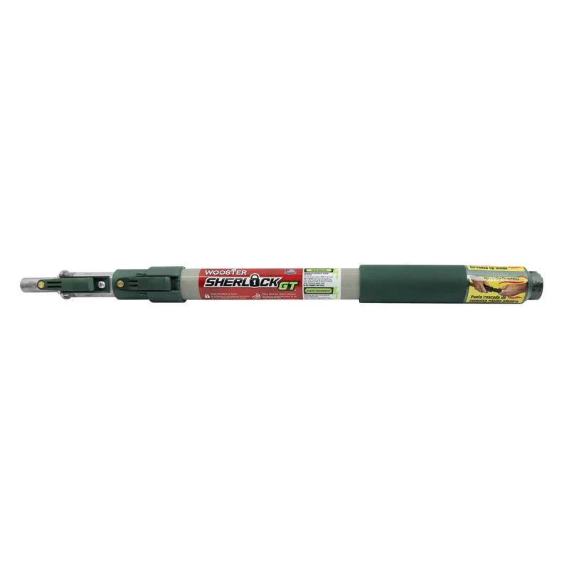 Poste extensible telescópico Wooster Sherlock GT de aluminio y fibra de vidrio, 2 pies de largo x 1,875 pulgadas de profun...