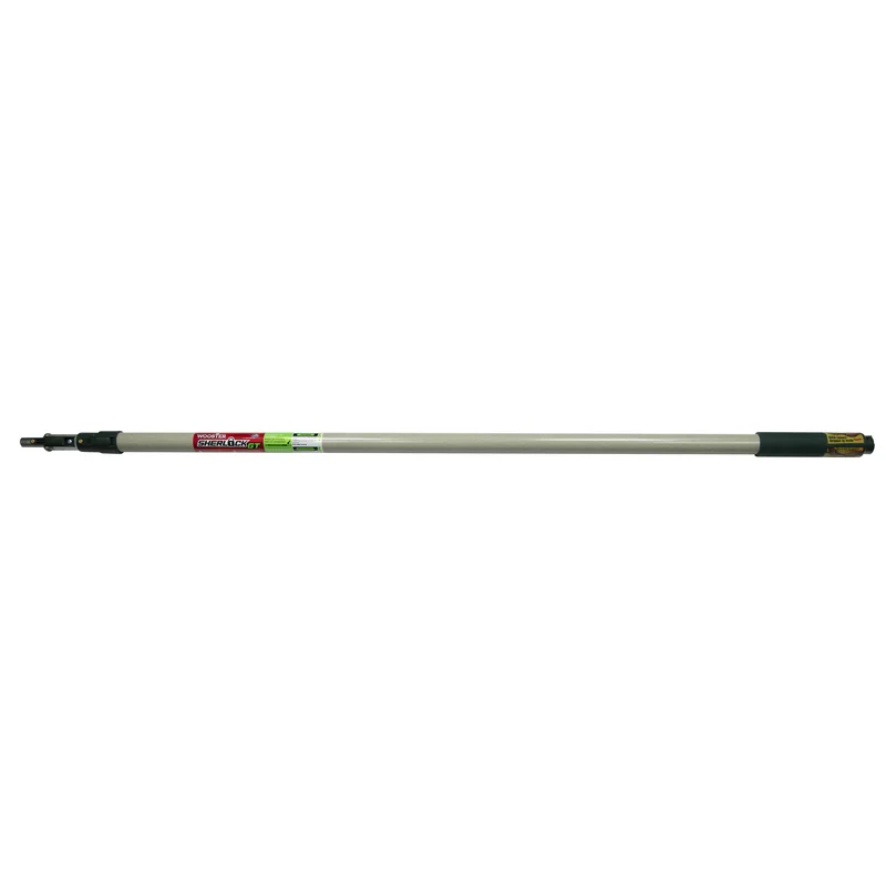Poste extensible telescópico Wooster Sherlock de aluminio blanco/verde de 2,4 m de largo y 2,5 cm de profundidad - Oferta...