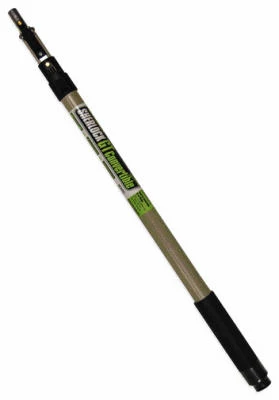 Poste extensible telescópico Wooster Sherlock de aluminio blanco/verde de 2,4 m de largo y 2,5 cm de profundidad - Oferta...
