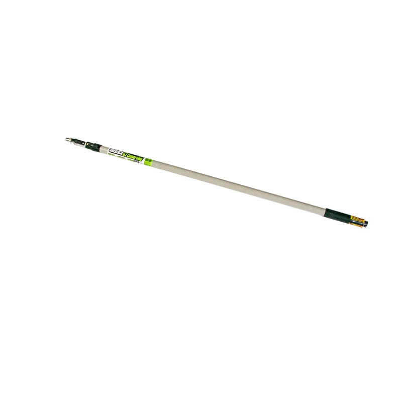 Poste extensible telescópico Wooster Sherlock de aluminio blanco/verde de 2,4 m de largo y 2,5 cm de profundidad - Oferta...