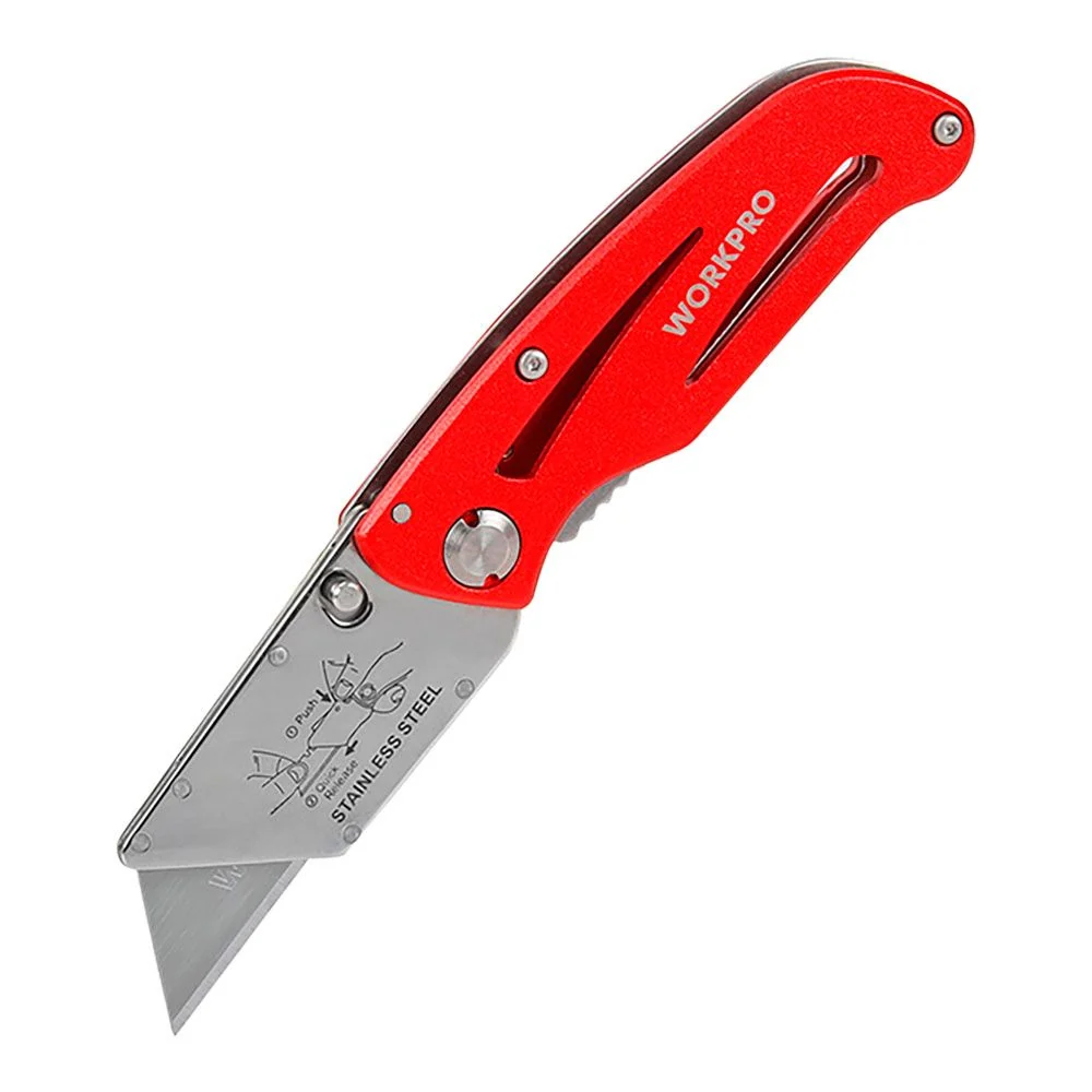 CUTTER MULTIUSO, PLEGABLE, CAMBIO RÁPIDO WORKPRO
