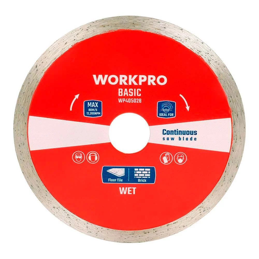 DISCO DIAMANTADO CONTINUO BASIC Ø115 x 7 x 22.2 mm WORKPRO