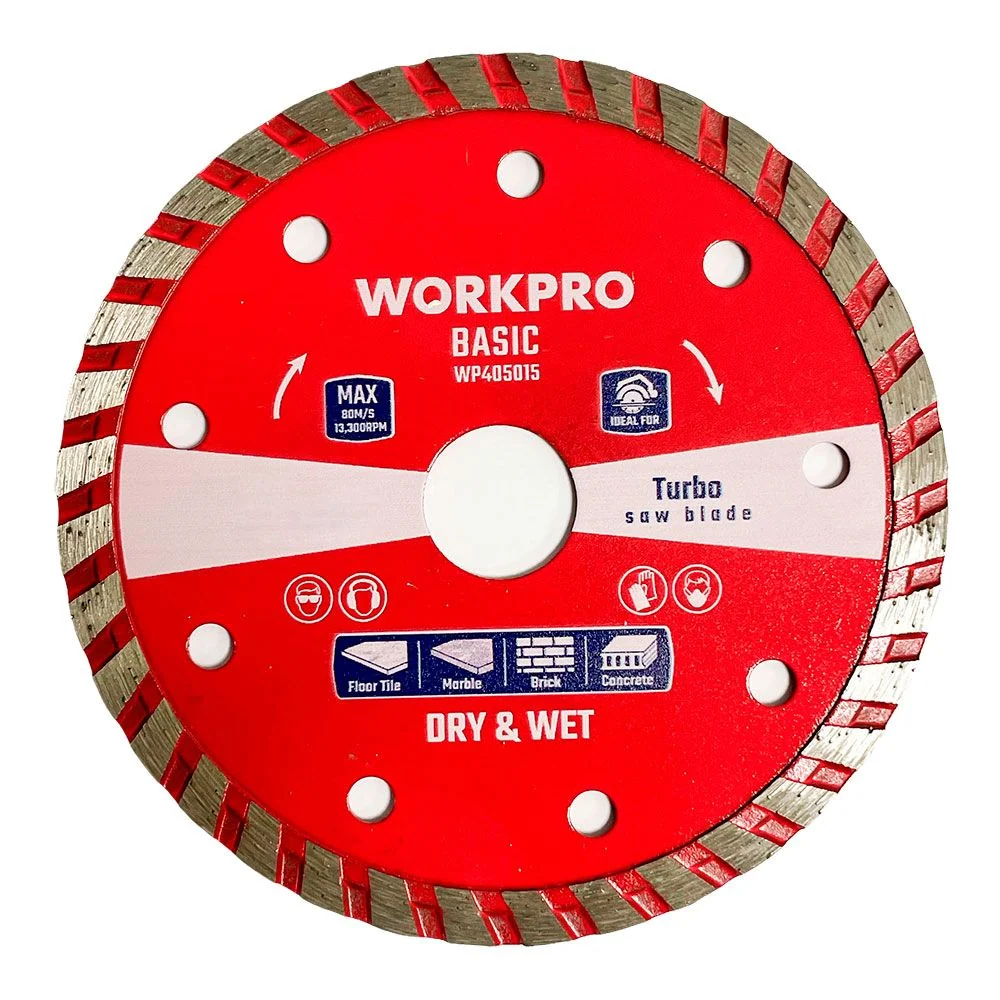 DISCO DIAMANTADO CONTINUO TURBO BASIC Ø180 x 25,4 mm WORKPRO