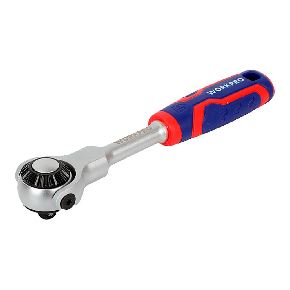 LLAVE DE CARRACA CABEZA ARTICULADA ¼ pulg, 72 DIENTES WORKPRO