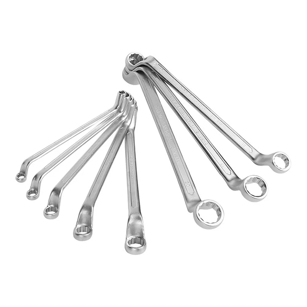 LLAVES DE ESTRELLA ACODADAS DOBLES, JUEGO 8 PIEZAS WORKPRO