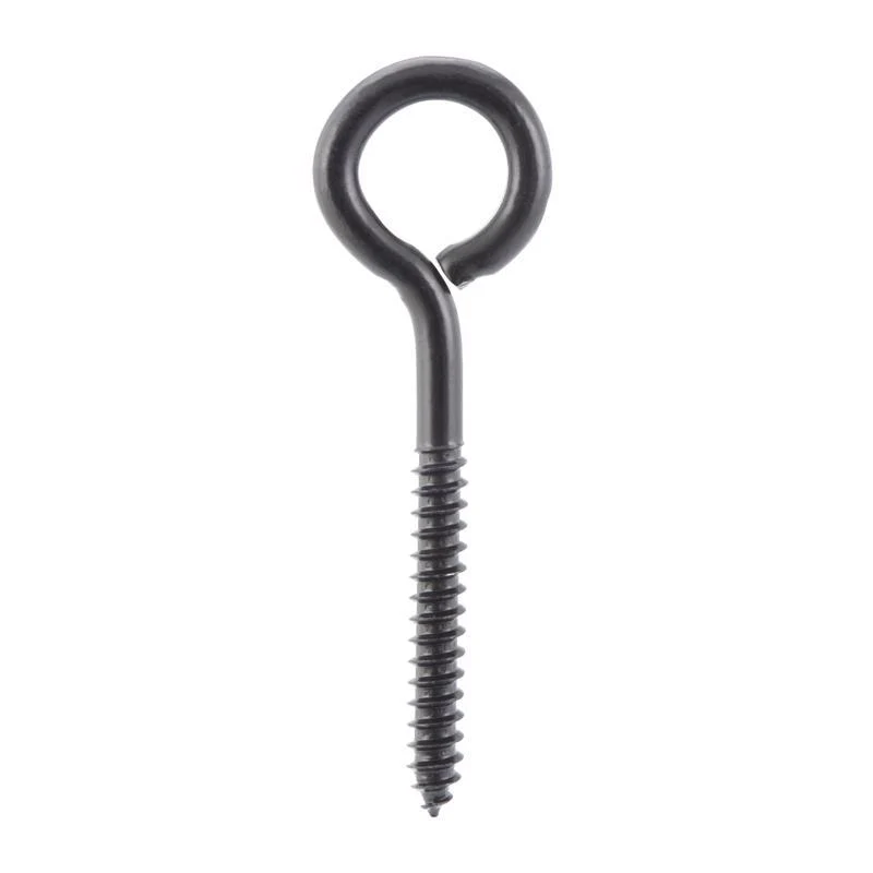 Wright 5/16 . D X 4 . L Black Steel Lag Screw Eye 225 lb 1 pk