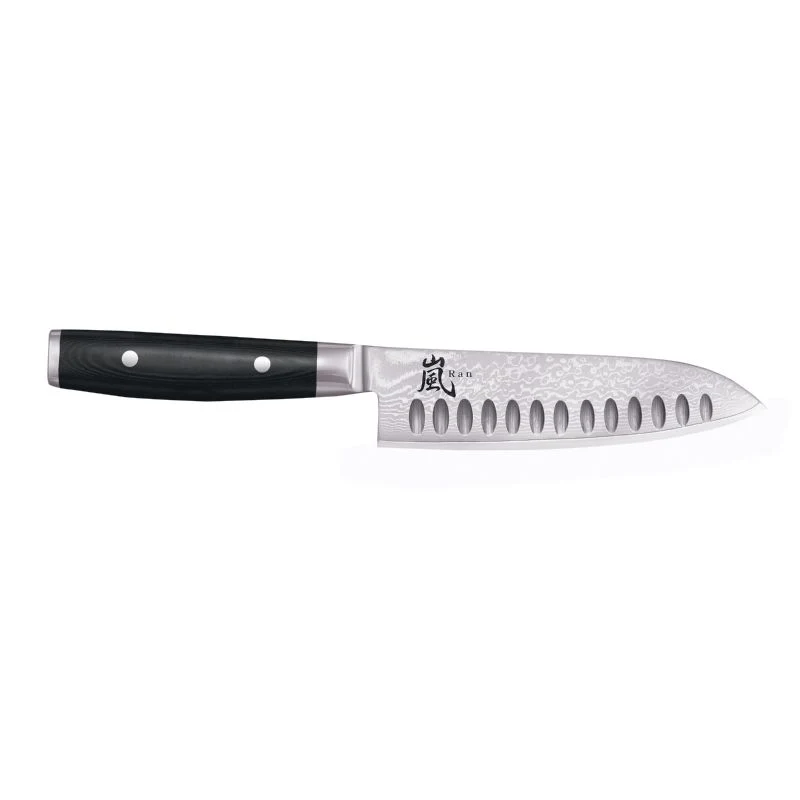 YAXELL RAN CUCHILLO SANTOKU 165MM ALVEOLADO