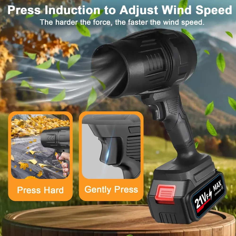Soplador Inalámbrico Hardpro 1050W TurboDry Alta Presión Negro ZEBBRIS SHOP