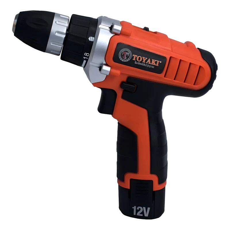 Taladro Bateria 12v Toyaki Tk-855 Frecuencia 50 Naranja Oscuro Zona Ofertas