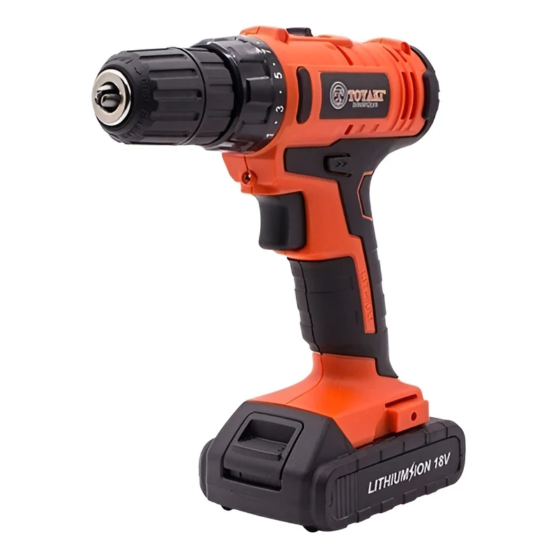 Taladro Bateria 18v 2 Li-0n Toyaki Tk-863 Frecuencia 60 Naranja Oscuro Zona Ofertas
