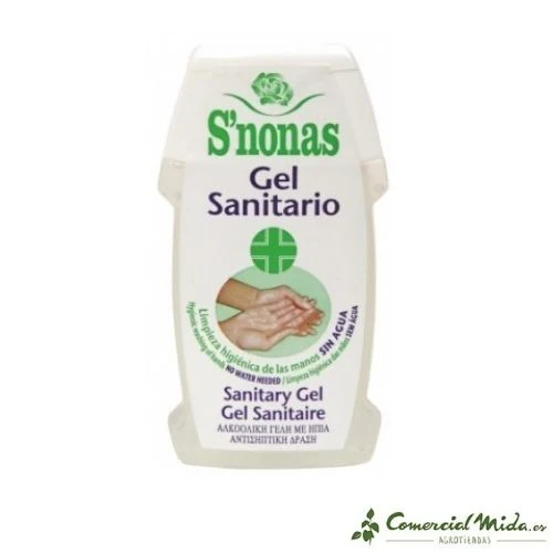 Control de Infecciones Gel Sanitario para Limpieza de Manos Sin Agua S'nonas 100 ml