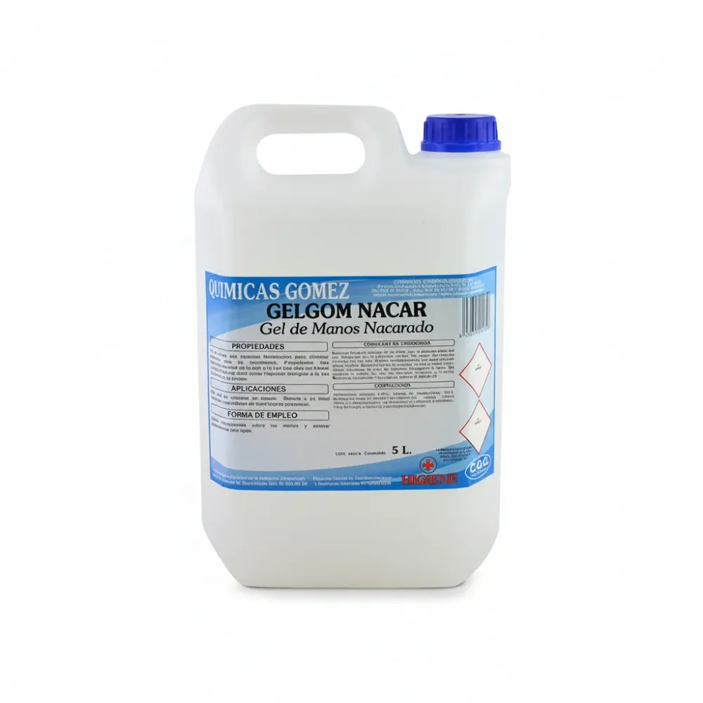 Gel de manos Nacarado - PH. Neutro - 5 Ltrs. Solución Concentrada 5L