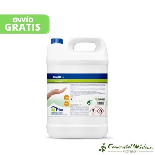 Grado Profesional Gel Hidroalcohólico BIOTRENDS Adygel + Desinfectante de Manos