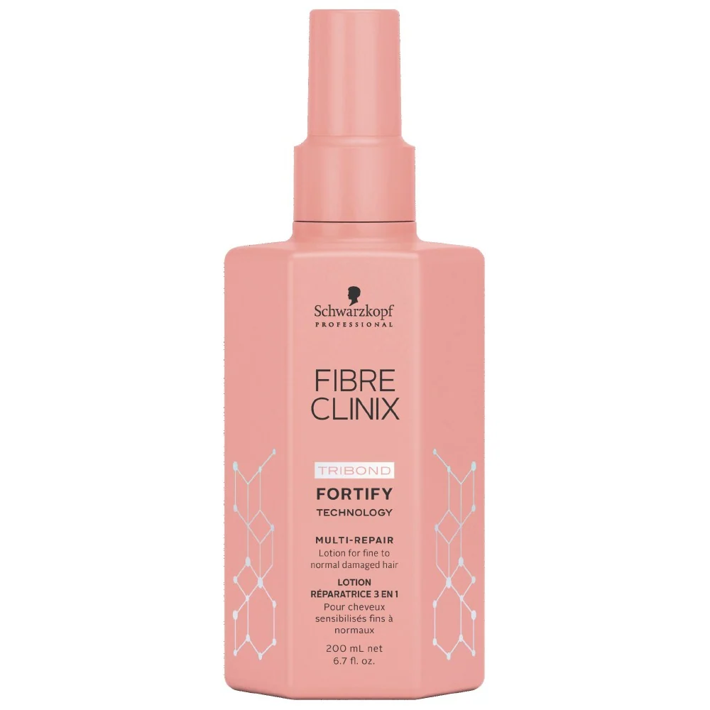 Schwarzkopf - Loción Fortificante Multireparadora Fibre Clinix Fortify 200 ml con Alta Eficacia