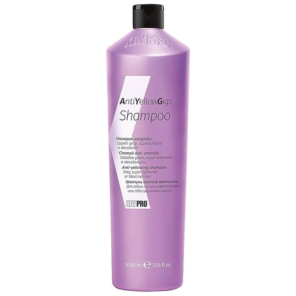 KayPro - Champú Anti-Amarillo No Limón Gigs 1000 ml para Pacientes con Ortodoncia