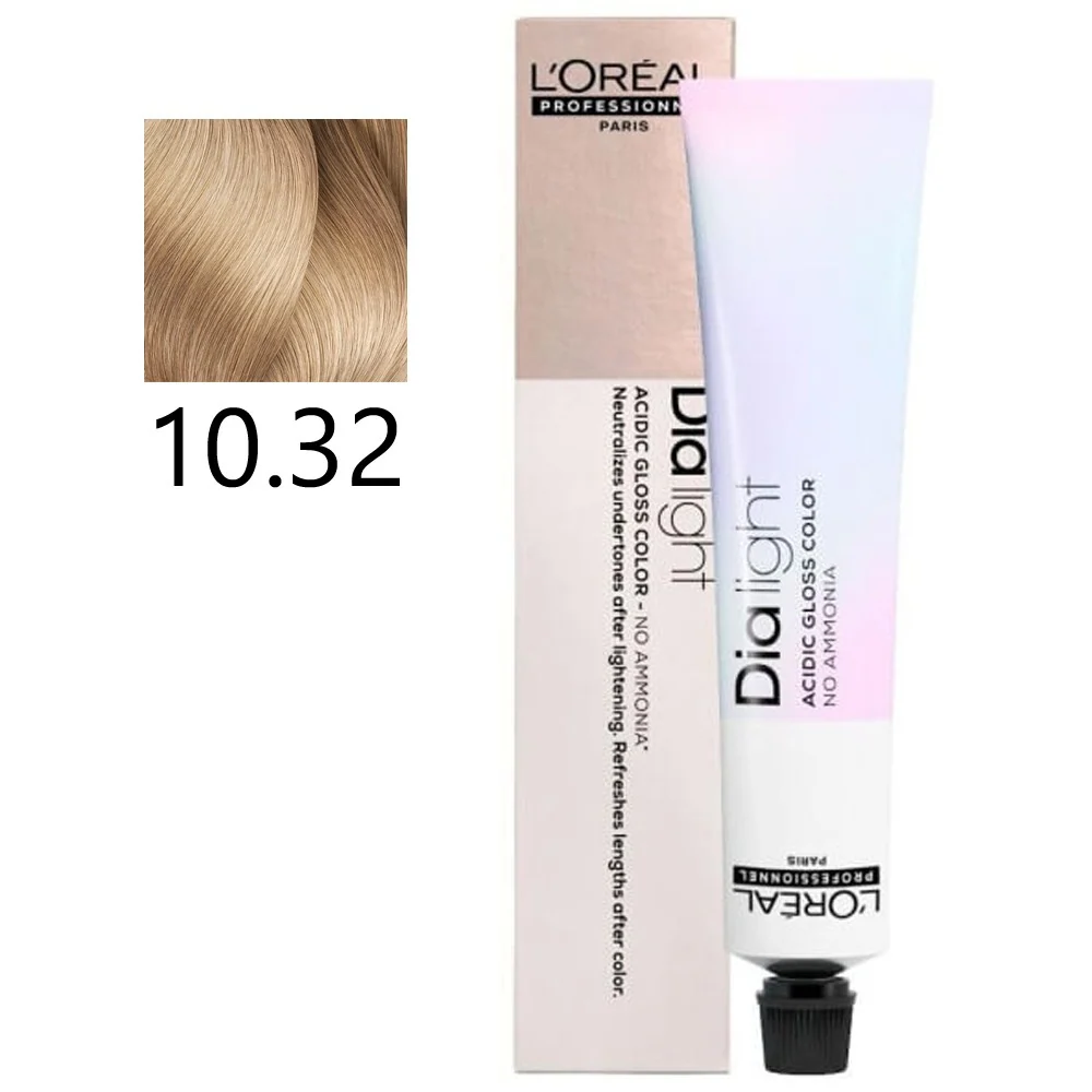 L'Oréal Professionnel - Milkshake Rubio Platino Dorado Irisado 10.32 Dia Light 300 ml Tamaño Pequeño