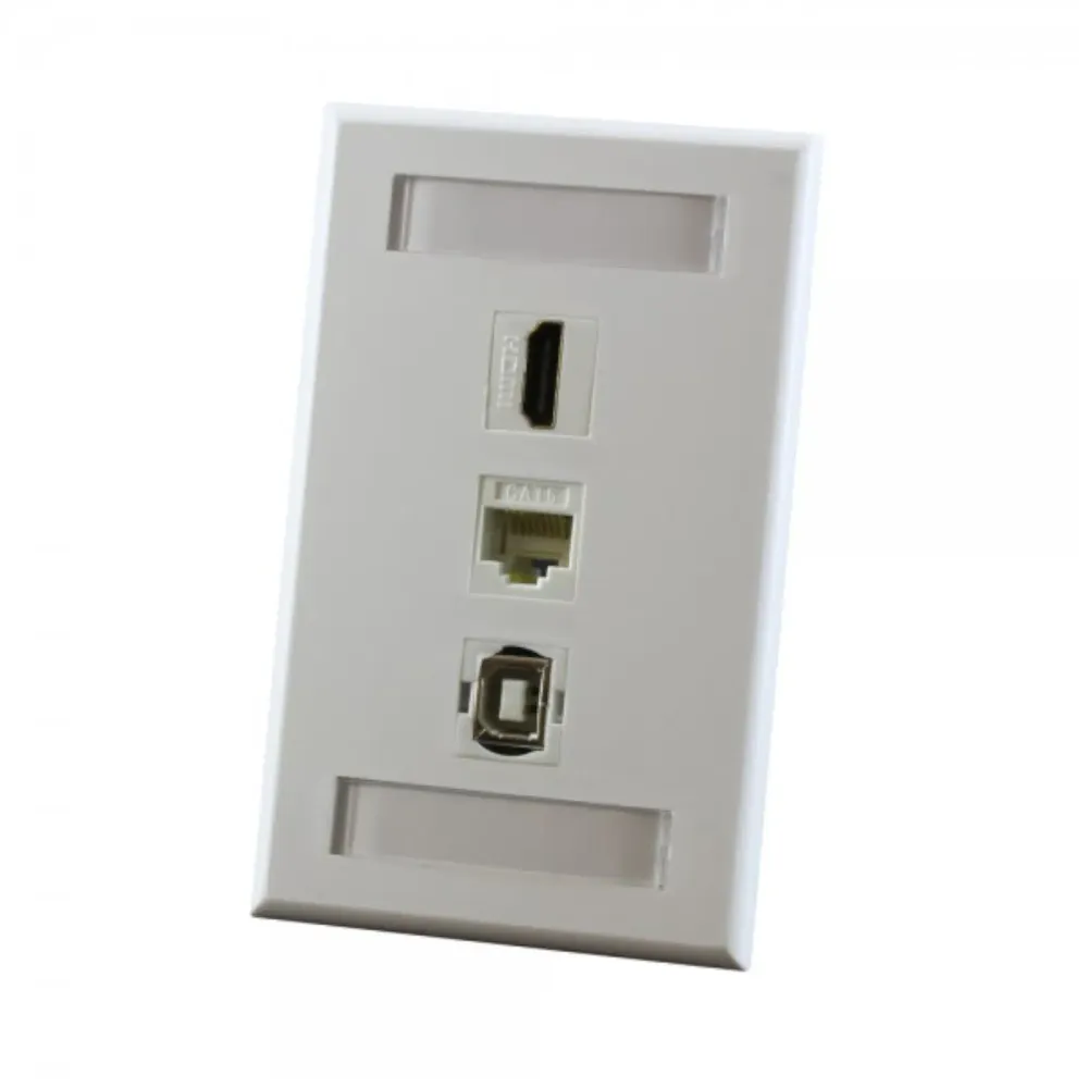 Impresora Industrial Wall plate de 3 insertos configurable