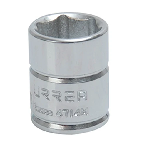 Dado métrico cuadro de 1/4", 6 puntas, 14 mm Urrea 4714M