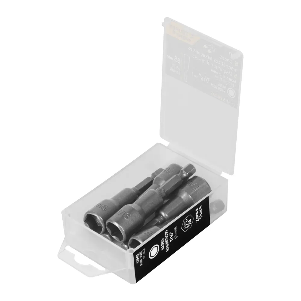 DADOS MAGNETICOS, 7/16", 5 PIEZAS POR PIEZA