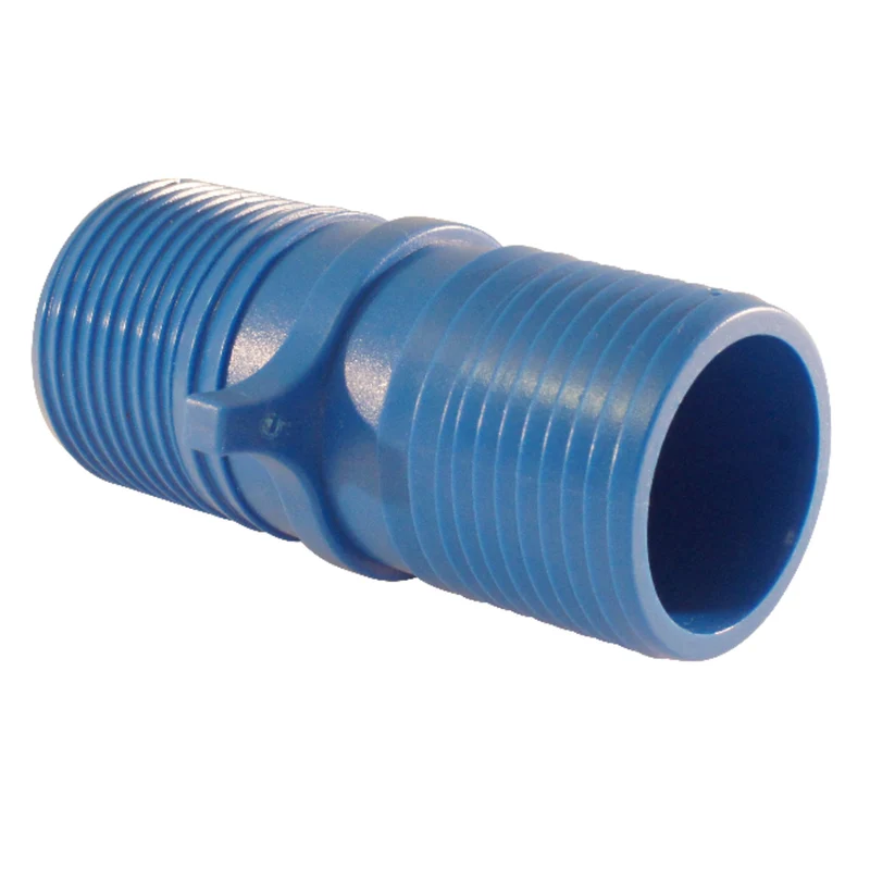 Acoplamiento de acetal Apollo Blue Twister de 1-1/2 pulg. con inserto en X de 1-1/2 pulg. de diámetro (paquete de 1) - Ofe...