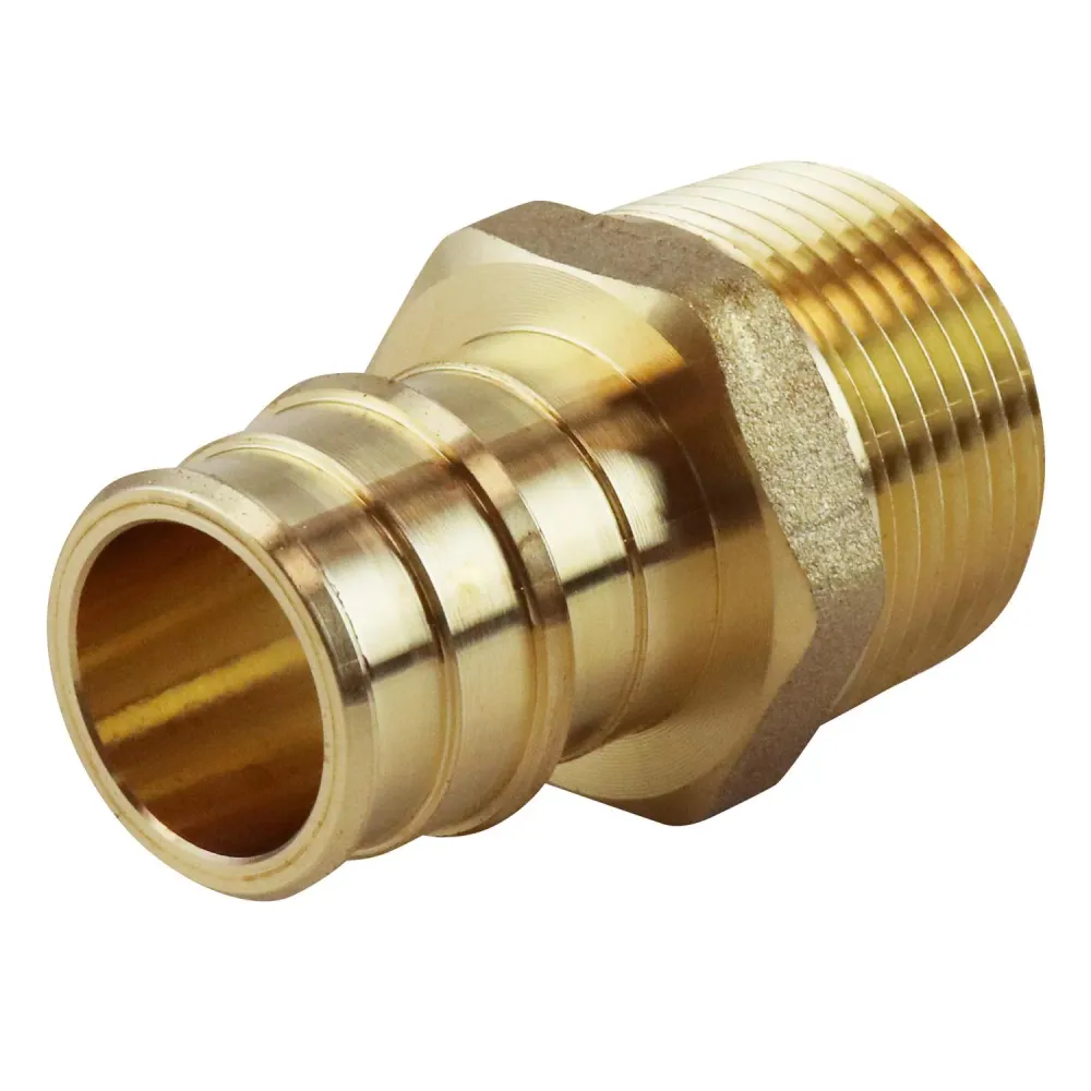 Adaptador de latón Apollo PEX- de expansión PEX de 3/4 pulg. MNPT de 3/4 pulg. de diámetro
