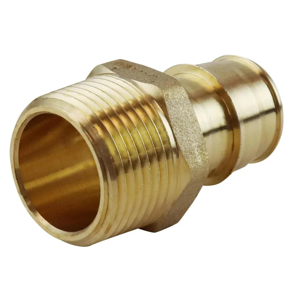 Adaptador de latón Apollo PEX- de expansión PEX de 3/4 pulg. MNPT de 3/4 pulg. de diámetro
