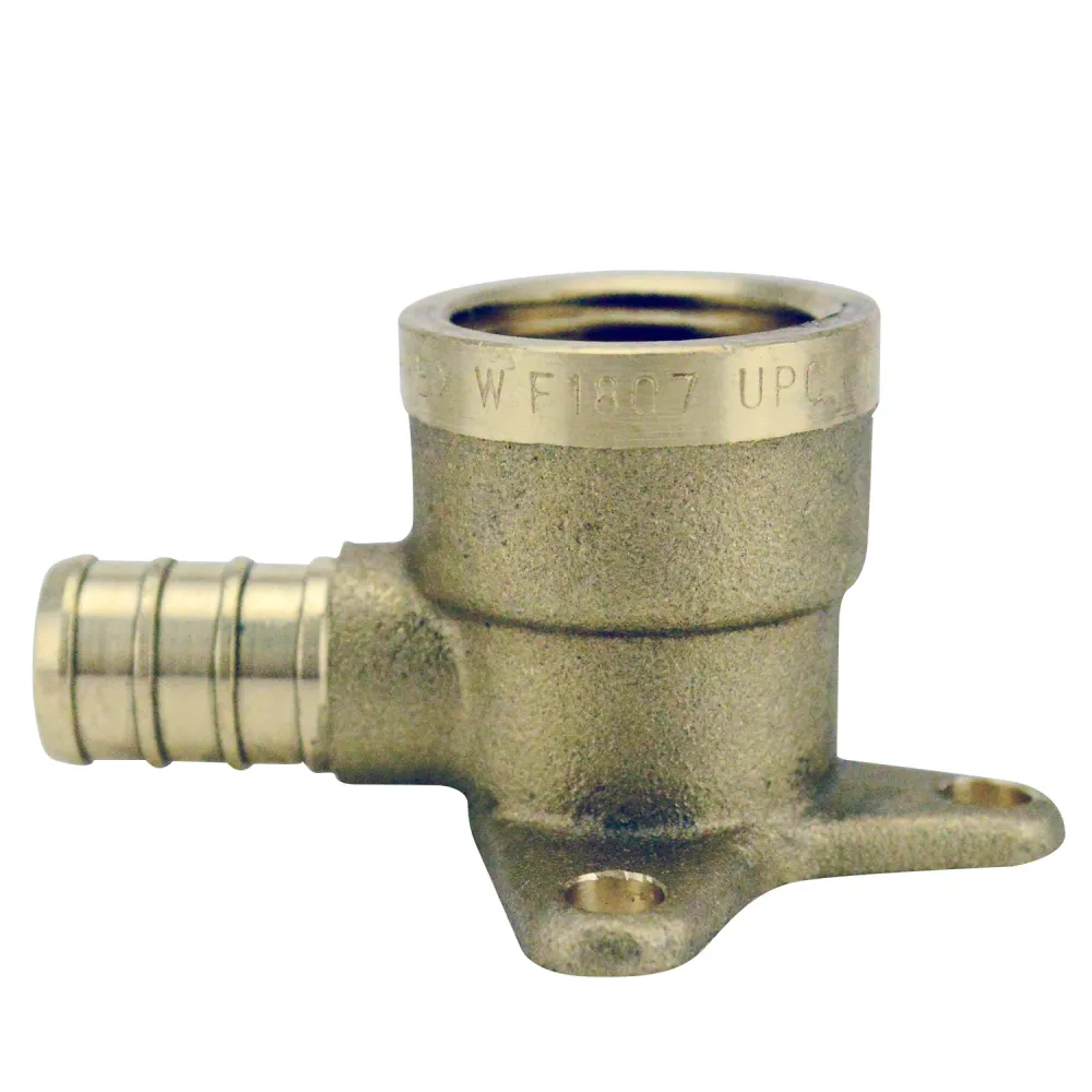 Codo de oreja abatible de latón FPT de 1/2 pulg. con conector PEX de 1/2 pulg. de Apollo