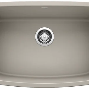 Cuenco sencillo Valea de 27" - Gris hormigón Blanco