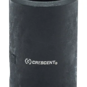 Dado de impacto de 6 puntas métrico de 12 mm x 1/2 pulg., en forma de media luna, 1 pieza Crescent