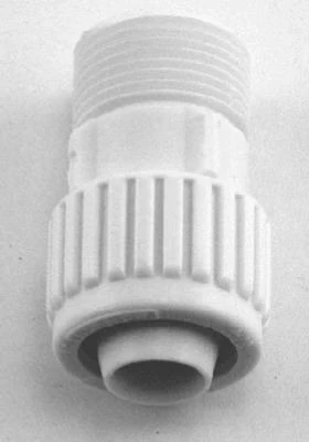 Adaptador macho de polietileno Flair-It de 3/4 pulg. PEX x 3/4 pulg. D MPT