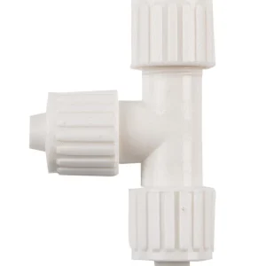 Conexión en T de PVC PEX de 3/8 pulg. x PEX de 3/8 pulg. de diámetro Flair-It