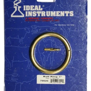 Anillo de toro, autoperforante, latón, 3 pulgadas. Ideal