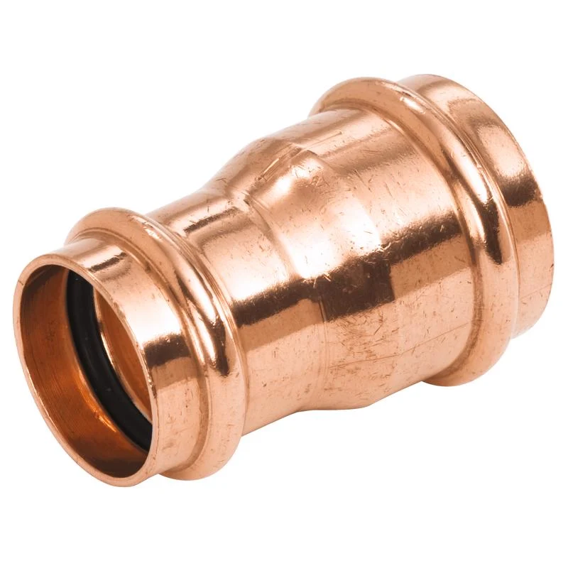 Acoplamiento reductor de cobre forjado NIBCO de 1-1/2 pulg. para prensar y 1-1/4 pulg. para prensar, 1 paquete
