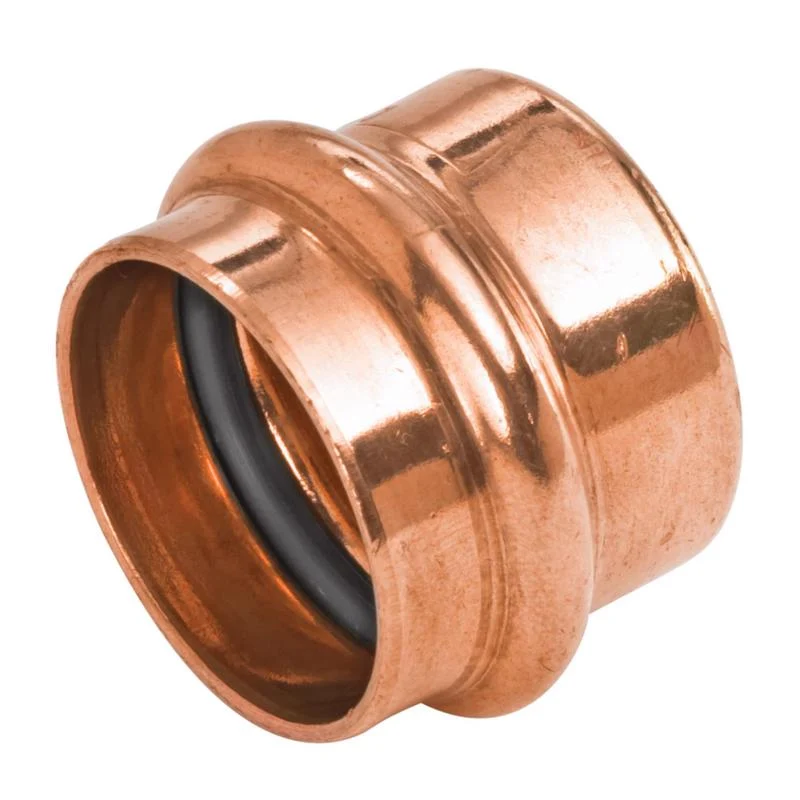 Tapa de cobre forjado NIBCO de 3/4 pulg. para prensar x 3/4 pulg. para prensar (paquete de 1) - Oferta de la semana
