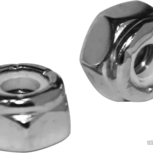 Nylon-Inserted Lock Nut Pack Cromo 7/16"-14 UNC Harley-Davidson