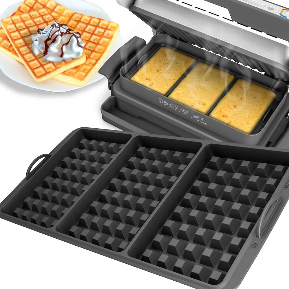 ZauberFry - Waffle insert OptiGrill XL TiCN | Alta Resistencia