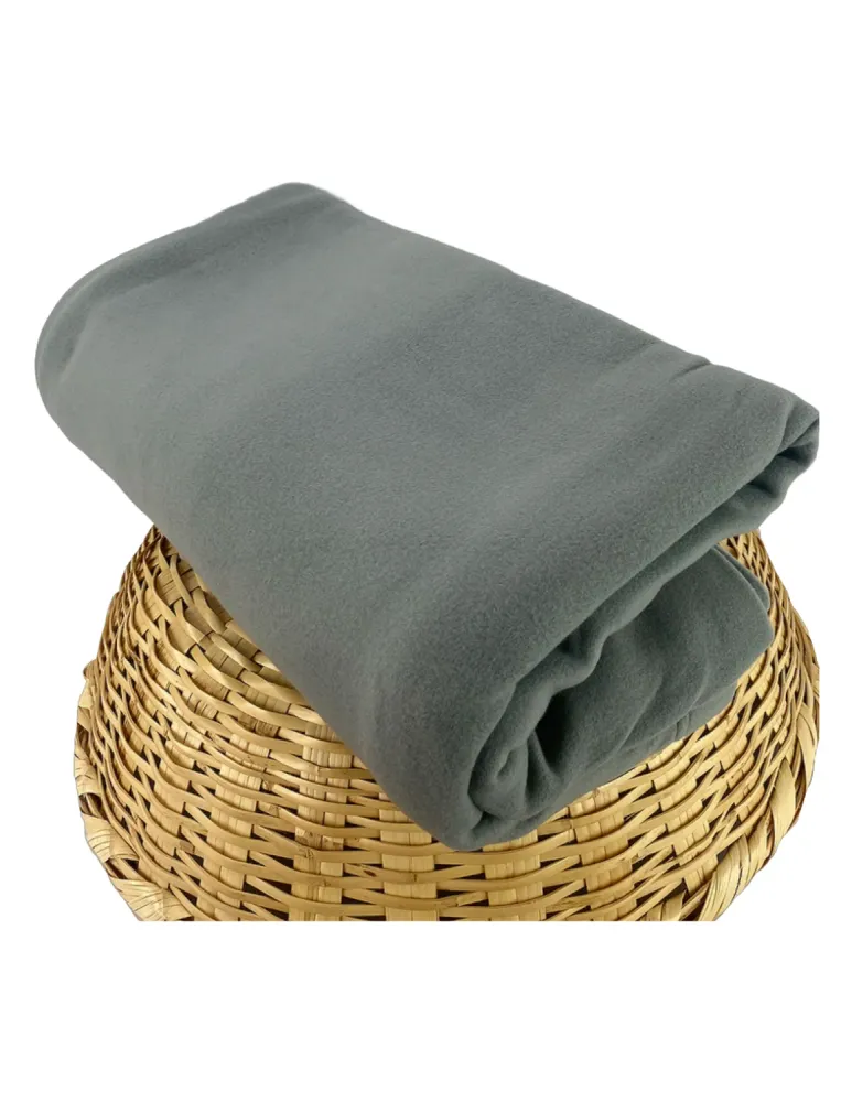 Cobertor Almoda Polar Gris Lux Queen Size