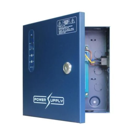 Source d'alimentation en boîte métallique de 4 sorties 12V /5A totales con Certificación ISO
