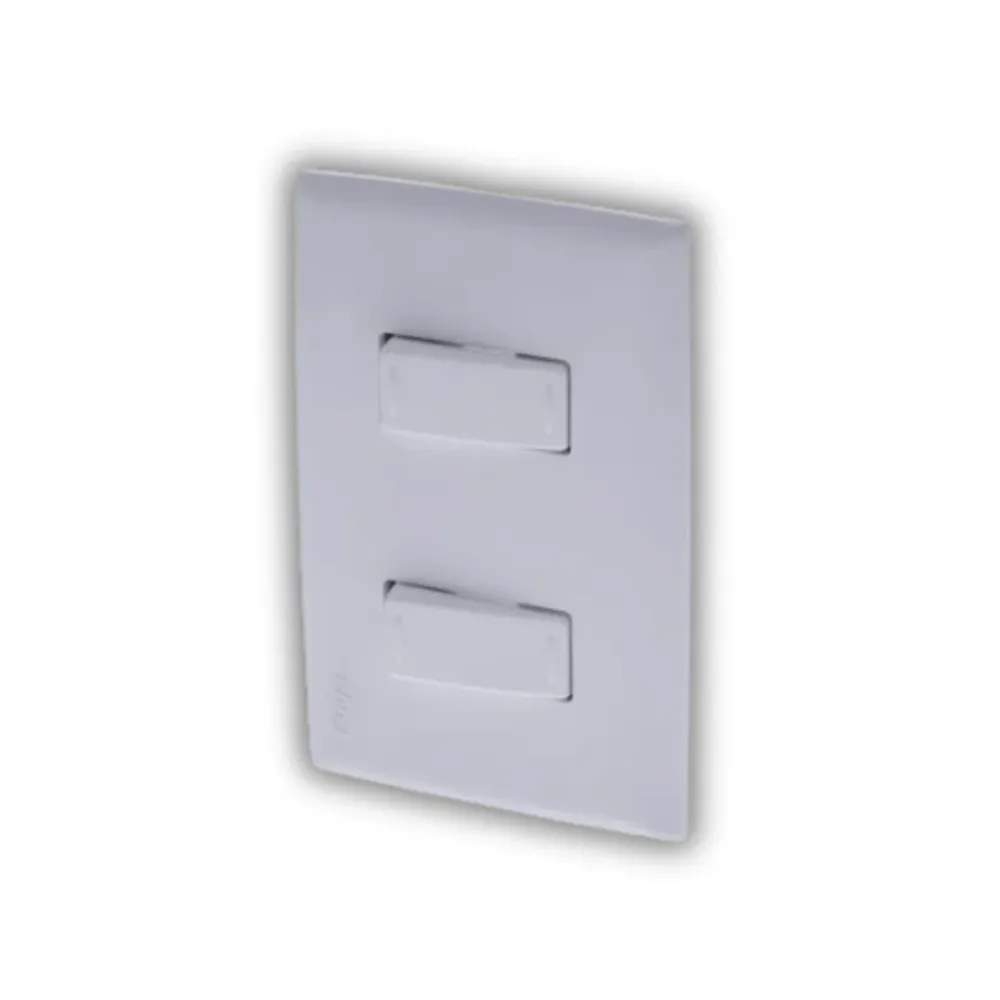 Contador Digital INTERRUPTOR DOBLE CONMUTABLE BLANCO FUGA
