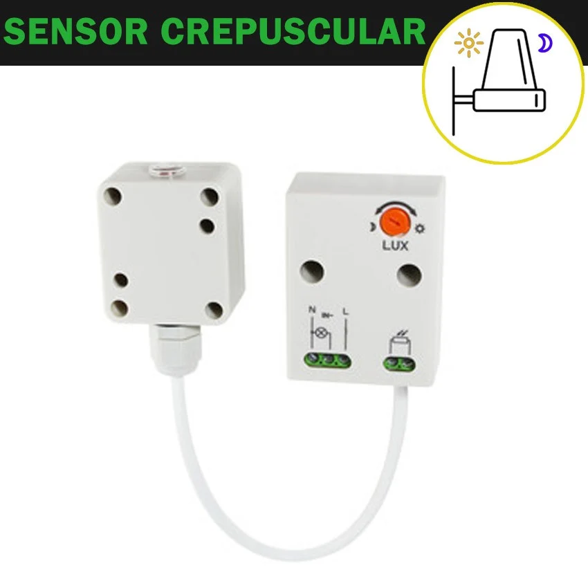 Interruptor Fotoeléctrico Sensor IP65 con Protección IP67