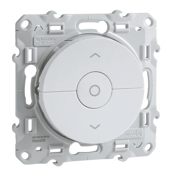 Adaptador Roscado Schneider Odace interrupteur volets roulants blanc - S520208