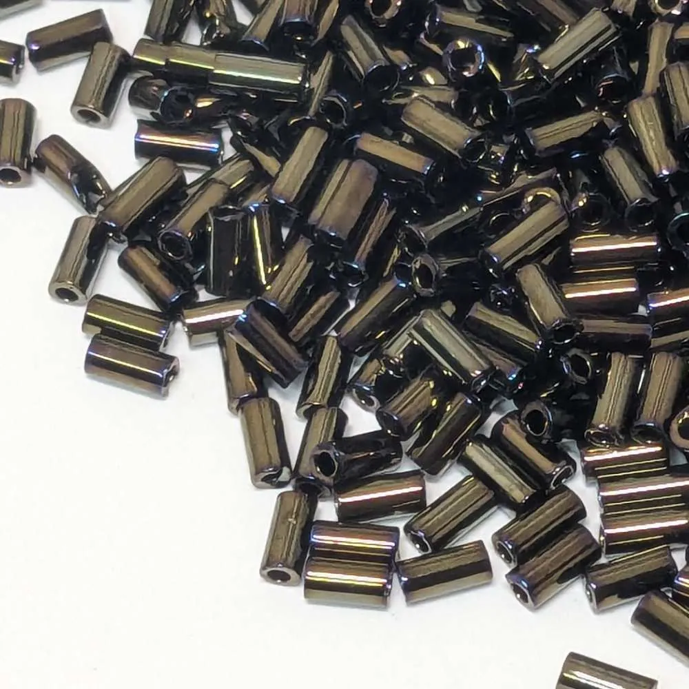 Bugle Miyuki 3mm Metallic Chocolate Iris – 5 gr. col. 458
