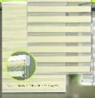 CORTINA ROLLER ZEBRA SEMI OPACA 140X180 IVORY