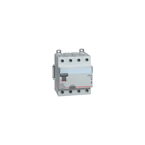 Interrupteur différentiel DX3-ID 4PG 40A type 30MA LEGRAND 411675