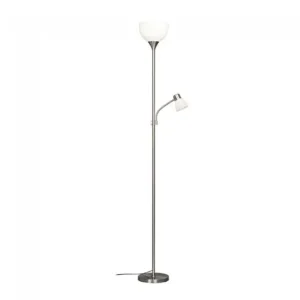 Lámpara de pie LED con lector NIMBUS (18W+5W) Acero ABS Consagrado Multicolor
