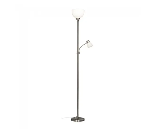 Lámpara de pie LED con lector NIMBUS (18W+5W) Acero ABS Consagrado Multicolor