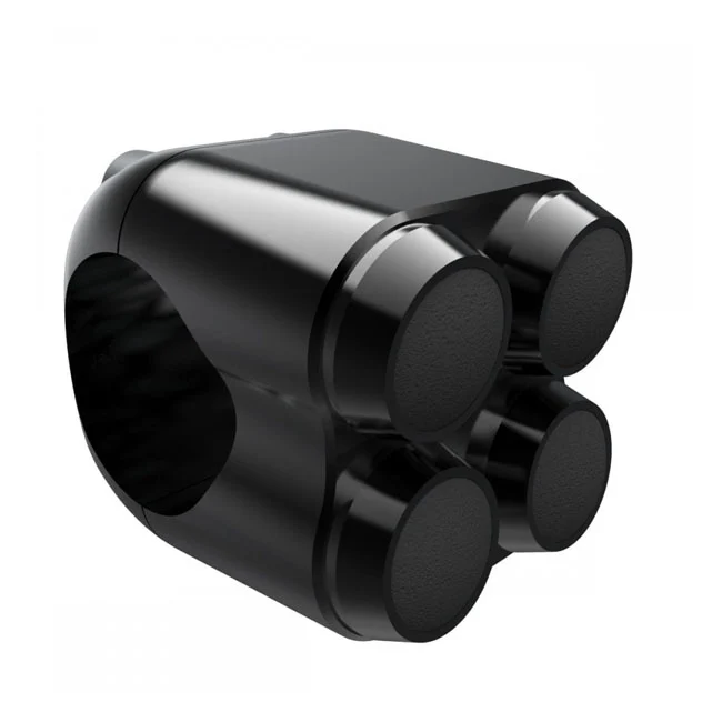Motone, Minúsculo Interruptor De 4 Botones. Negro Para Harley-Davidson